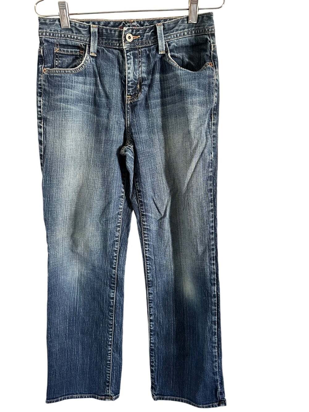 Eddie Bauer Women’s Jeans Sz 6S Straight Leg Medium Wash Blue Denim Mid Rise